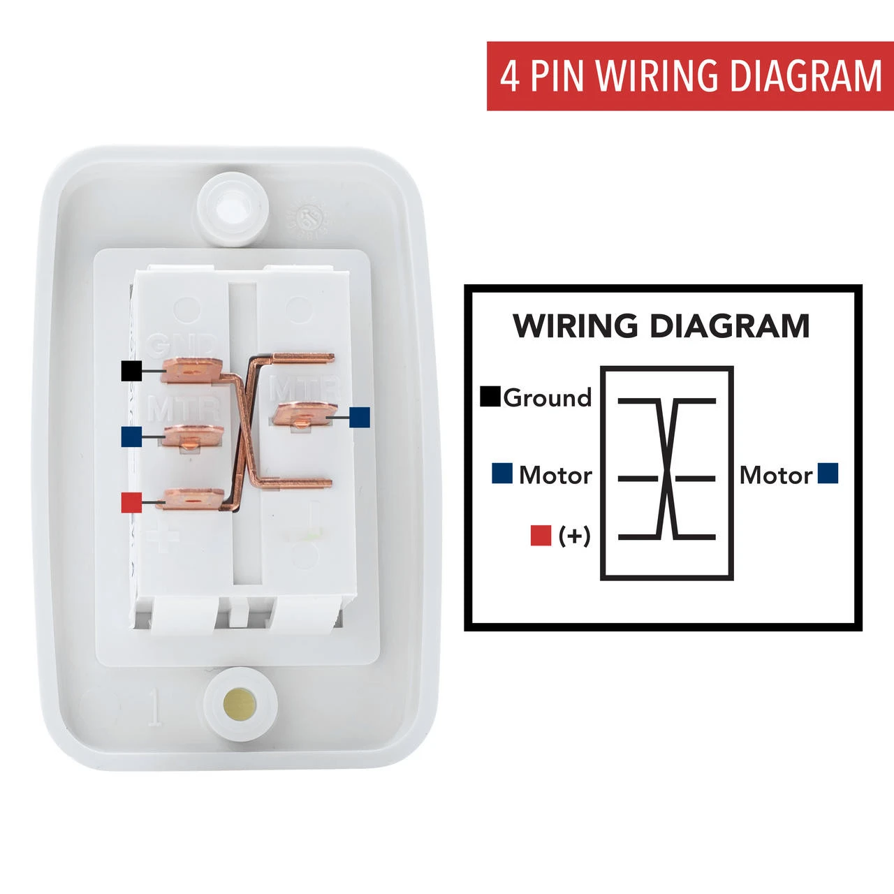 RV Slide Out Switch White 20 Amp Continuous 40 Amp Peak 4 Wire 8 RV Slide Out Switch White 20 Amp Continuous 40 Amp Peak 4 Wire - Image 8