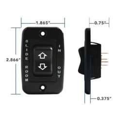 RV Slide Out Switch White 20 Amp Continuous 40 Amp Peak 4 Wire 16 RV Slide Out Switch White 20 Amp Continuous 40 Amp Peak 4 Wire -Auto Parts Shop american technology rv slide out switch white 20 amp continuous 40 amp peak 4 wire 97972.1642097852