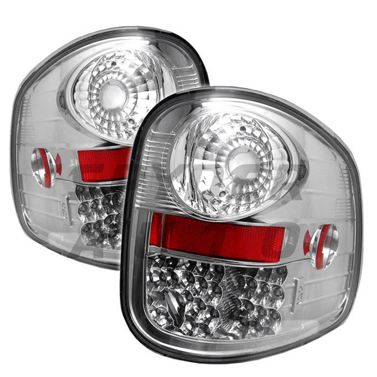 LED Tail Lights Euro Chrome For Alfa Motorhome 1 LED Tail Lights Euro Chrome For Alfa Motorhome