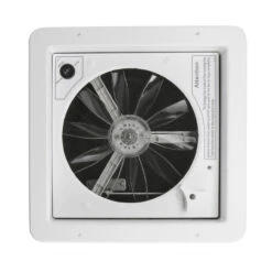 11" X 11" RV Roof Vent Fan Black Lid -Auto Parts Shop leisure coachworks 11 x 11 rv roof vent fan black lid 44016.1671153654