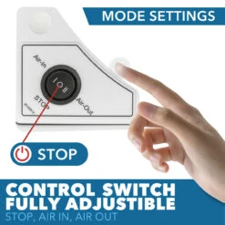 11" X 11" RV Roof Vent Fan Black Lid -Auto Parts Shop leisure coachworks 11 x 11 rv roof vent fan black lid 63215.1671153649