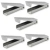 5 Pack RV Stainless Steel Baggage Door Catch Square - Holds RV Baggage Compartments And Doors Open (5)