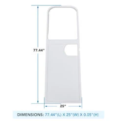 Atwood / Challenger Entry Door Inner Liner White 25"