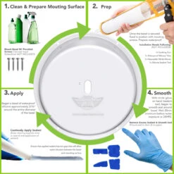 Angled Bezel For 8.5" Round Scare Light -Auto Parts Shop leisure coachworks angled bezel for 8.5 round scare light 07706.1642096299