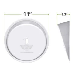 Angled Bezel For 8.5" Round Scare Light -Auto Parts Shop leisure coachworks angled bezel for 8.5 round scare light 13416.1642098714