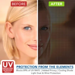 RV Awning Sun Shade Black Mesh Screen UV, Wind Blocker -Auto Parts Shop leisure coachworks rv awning sun shade black mesh screen uv wind blocker 28127.1653682721