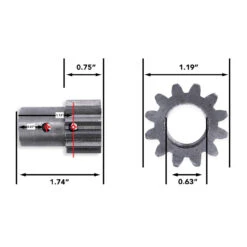 Auto Parts Shop -Auto Parts Shop leisure coachworks rv slide out system gear 12 tooth 34 teeth 58 bore pin not included 27995.1685771418