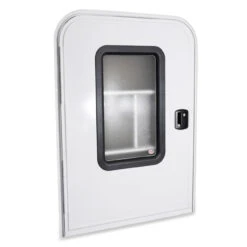 Leisure Coachworks RV Teardrop Trailer Entry Door In White