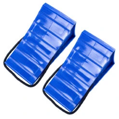 RV Travel Trailer Heavy Duty Wheel Chock W/Rope