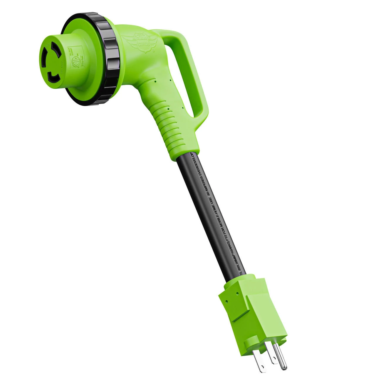 12" 90-Degree Dogbone RV Adapter 15 Amp Male And 30-Amp Female With Twist Lock And LED Indicator (15 Amp Male - 30 Amp Female Twist) 1 12" 90-Degree Dogbone RV Adapter 15 Amp Male And 30-Amp Female With Twist Lock And LED Indicator (15 Amp Male - 30 Amp Female Twist)