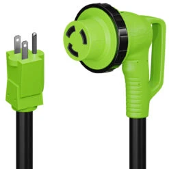 12" 90-Degree Dogbone RV Adapter 15 Amp Male And 30-Amp Female With Twist Lock And LED Indicator (15 Amp Male - 30 Amp Female Twist) 22 12" 90-Degree Dogbone RV Adapter 15 Amp Male And 30-Amp Female With Twist Lock And LED Indicator (15 Amp Male - 30 Amp Female Twist) -Auto Parts Shop leisure cords 12 90 degree dogbone rv adapter 15 amp male and 30 amp female with twist lock and led indicator 15 amp male 30 amp female twist 77856.1677294491