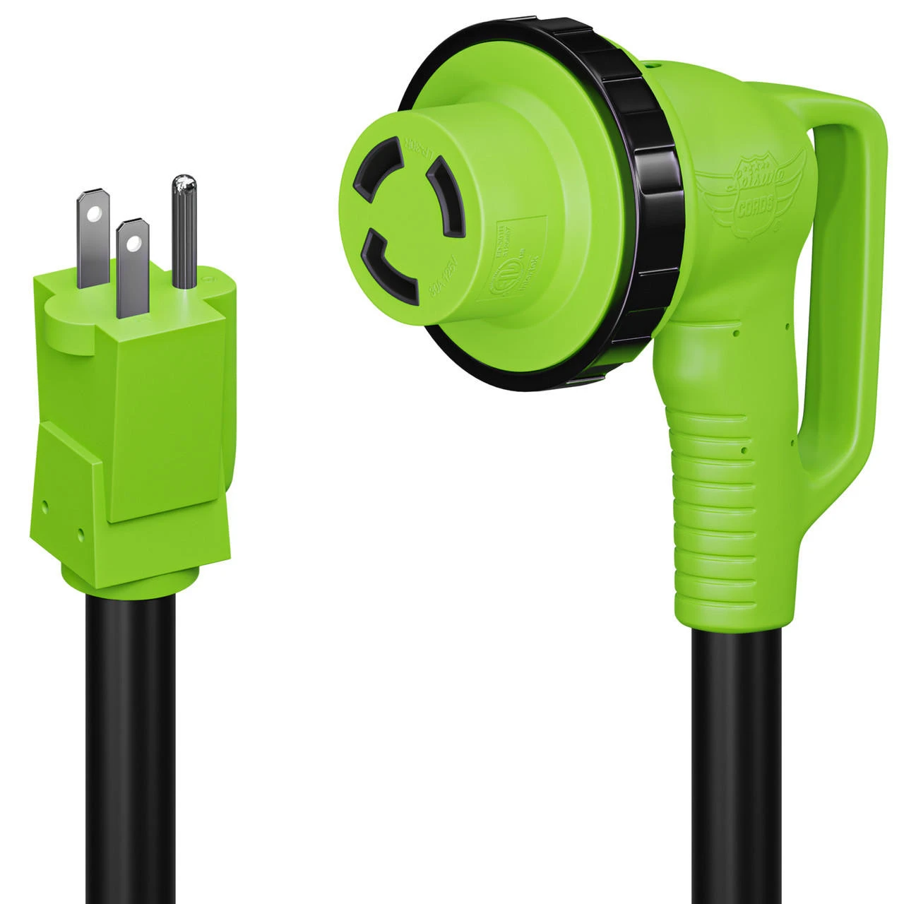 12" 90-Degree Dogbone RV Adapter 15 Amp Male And 30-Amp Female With Twist Lock And LED Indicator (15 Amp Male - 30 Amp Female Twist) 11 12" 90-Degree Dogbone RV Adapter 15 Amp Male And 30-Amp Female With Twist Lock And LED Indicator (15 Amp Male - 30 Amp Female Twist) - Image 11