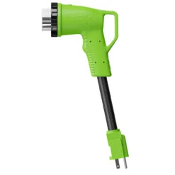 12" 90-Degree Dogbone RV Adapter 15 Amp Male And 50 Amp Female With Twist Lock And LED Power Indicator (15 Amp Male - 50 Amp Female Twist) -Auto Parts Shop leisure cords 12 90 degree dogbone rv adapter 15 amp male and 50 amp female with twist lock and led power indicator 15 amp male 50 amp female twist 18203.1671672545