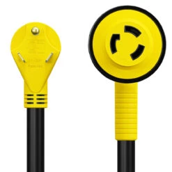 12" 90-Degree Dogbone RV Adapter 30 Amp Male And 30-Amp Female With Twist Lock And LED Indicator (30 Amp Male - 30 Amp Female Twist) 19 12" 90-Degree Dogbone RV Adapter 30 Amp Male And 30-Amp Female With Twist Lock And LED Indicator (30 Amp Male - 30 Amp Female Twist) -Auto Parts Shop leisure cords 12 90 degree dogbone rv adapter 30 amp male and 30 amp female with twist lock and led indicator 30 amp male 30 amp female twist 72145.1688366715