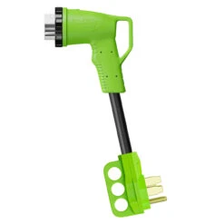 12" 90-Degree Dogbone RV Adapter 50 Amp Male And 50 Amp Female With Twist Lock And LED Power Indicator (50 Amp Male - 50 Amp Female Twist) -Auto Parts Shop leisure cords 12 90 degree dogbone rv adapter 50 amp male and 50 amp female with twist lock and led power indicator 50 amp male 50 amp female twist 40735.1684387329