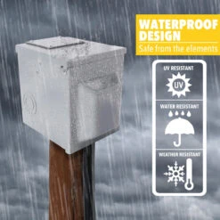 125V 30 Amp Power Outlet Box Weatherproof RV Trailer NEMA TT-30R -Auto Parts Shop leisure cords 125v 30 amp power outlet box weatherproof rv trailer nema tt 30r 75903.1642098731