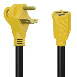 30 Amp Male To 15 Amp Female 12" Dogbone Adapter RV Electrical Converter Cord Cable -Auto Parts Shop leisure cords 30 amp male to 15 amp female 12 dogbone adapter rv electrical converter cord cable 13280.1678765109