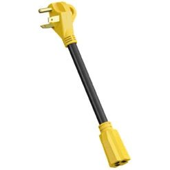 30 Amp Male To 15 Amp Female 12" Dogbone Adapter RV Electrical Converter Cord Cable -Auto Parts Shop leisure cords 30 amp male to 15 amp female 12 dogbone adapter rv electrical converter cord cable 30222.1678765097