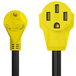 30 Amp Male To 50 Amp Female 12" Dogbone Adapter RV Camper Electrical Converter Cord Cable -Auto Parts Shop leisure cords 30 amp male to 50 amp female 12 dogbone adapter rv camper electrical converter cord cable 68639.1672364487