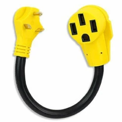 30 Amp Male To 50 Amp Female 18" Dogbone Adapter RV Electrical Converter Cord Cable