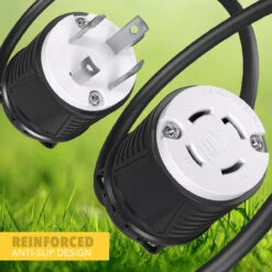 30 AMP Replacement 4-Prong Locking Female And Male Power Cord Ends NEMA L14-30 -Auto Parts Shop leisure cords 30 amp replacement 4 prong locking female and male power cord ends nema l14 30 30810.1645899062
