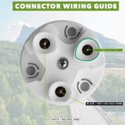 30 AMP RV Power Cord Locking Shore Connector Replacement End Marine Twist Lock -Auto Parts Shop leisure cords 30 amp rv power cord locking shore connector replacement end marine twist lock 10387.1655412041