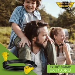 30 Amp RV Power Extension Cord With LED Power Indictor - 30 Amp Male To 30 Amp Female Standard Plug 10 Foot 17 30 Amp RV Power Extension Cord With LED Power Indictor - 30 Amp Male To 30 Amp Female Standard Plug 10 Foot -Auto Parts Shop leisure cords 30 amp rv power extension cord with led power indictor 30 amp male to 30 amp female standard plug 10 foot 13201.1682743913