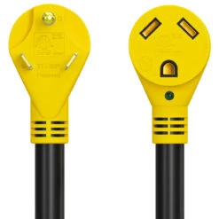 30 Amp RV Power Extension Cord With LED Power Indictor - 30 Amp Male To 30 Amp Female Standard Plug 10 Foot 15 30 Amp RV Power Extension Cord With LED Power Indictor - 30 Amp Male To 30 Amp Female Standard Plug 10 Foot -Auto Parts Shop leisure cords 30 amp rv power extension cord with led power indictor 30 amp male to 30 amp female standard plug 10 foot 13520.1682743915