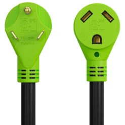 30 Amp RV Power Extension Cord With LED Power Indictor - 30 Amp Male To 30 Amp Female Standard Plug 15 Foot -Auto Parts Shop leisure cords 30 amp rv power extension cord with led power indictor 30 amp male to 30 amp female standard plug 15 foot 27254.1664407304