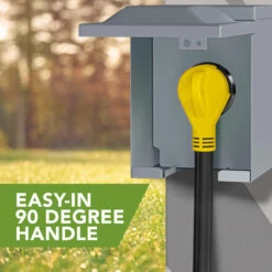 30 Amp RV Power Extension Cord With LED Power Indictor - 30 Amp Male To 30 Amp Female Standard Plug 30 Foot -Auto Parts Shop leisure cords 30 amp rv power extension cord with led power indictor 30 amp male to 30 amp female standard plug 30 foot 05247.1682743918