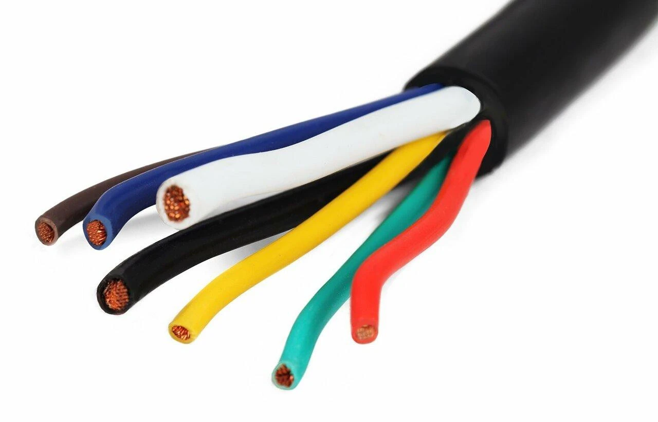 7 Way Inline Extension Cord With Weatherproof Double Prongs Connector (6 Feet) 2 7 Way Inline Extension Cord With Weatherproof Double Prongs Connector (6 Feet) - Image 2