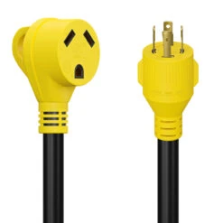 Gen RV 18" 30 AMP Locking 3 Or 4 Prong Plug To Standard RV TT-30R Receptacle Generator Adapter With Grip 19 Gen RV 18" 30 AMP Locking 3 Or 4 Prong Plug To Standard RV TT-30R Receptacle Generator Adapter With Grip -Auto Parts Shop leisure cords gen rv 18 30 amp locking 3 or 4 prong plug to standard rv tt 30r receptacle generator adapter with grip 89718.1681446419