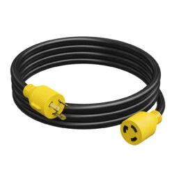 Gen RV 30 Amp Generator Cord, 3-Prong 10 Gauge Heavy Duty L5-30 Male Generator Power Cord Up To 3750W -Auto Parts Shop leisure cords gen rv 30 amp generator cord 3 prong 10 gauge heavy duty l5 30 male generator power cord up to 3750w 80691.1685771426