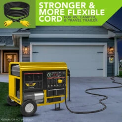 Gen RV 30 Amp Generator Cord, 4-Prong 10 Gauge Heavy Duty L14-30 Generator Power Cord Up To 7,500W -Auto Parts Shop leisure cords gen rv 30 amp generator cord 4 prong 10 gauge heavy duty l14 30 generator power cord up to 7500w 08391.1685771519