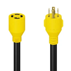 Gen RV 30 Amp Generator Cord, 4-Prong 10 Gauge Heavy Duty L14-30 Generator Power Cord Up To 7,500W -Auto Parts Shop leisure cords gen rv 30 amp generator cord 4 prong 10 gauge heavy duty l14 30 generator power cord up to 7500w 30128.1685771396