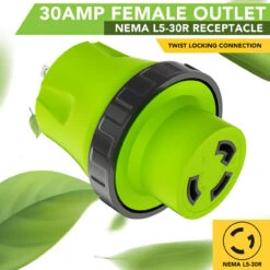 Locking Power Cord Adapter 15A Male To 30Amp Female Twist Power Cord Male To Female Camper Generator Cable Adapter Electrical Converter Plug -Auto Parts Shop leisure cords locking power cord adapter 15a male to 30amp female twist power cord male to female camper generator cable adapter electrical converter plug 62058.1690961634