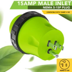 Locking Power Cord Adapter 15A Male To 30Amp Female Twist Power Cord Male To Female Camper Generator Cable Adapter Electrical Converter Plug -Auto Parts Shop leisure cords locking power cord adapter 15a male to 30amp female twist power cord male to female camper generator cable adapter electrical converter plug 69394.1690961664