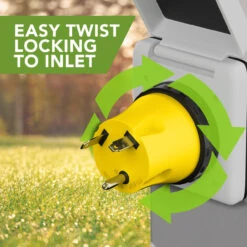 Locking Power Cord Adapter 30A Male To 30Amp Female Twist Power Cord Male To Female Camper Generator Cable Adapter Electrical Converter Plug -Auto Parts Shop leisure cords locking power cord adapter 30a male to 30amp female twist power cord male to female camper generator cable adapter electrical converter plug 97374.1691566825