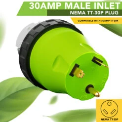 Locking Power Cord Adapter 30A Male To 50Amp Female Twist Power Cord Male To Female Camper Generator Cable Adapter Electrical Converter Plug 11 Locking Power Cord Adapter 30A Male To 50Amp Female Twist Power Cord Male To Female Camper Generator Cable Adapter Electrical Converter Plug -Auto Parts Shop leisure cords locking power cord adapter 30a male to 50amp female twist power cord male to female camper generator cable adapter electrical converter plug 74893.1686809632