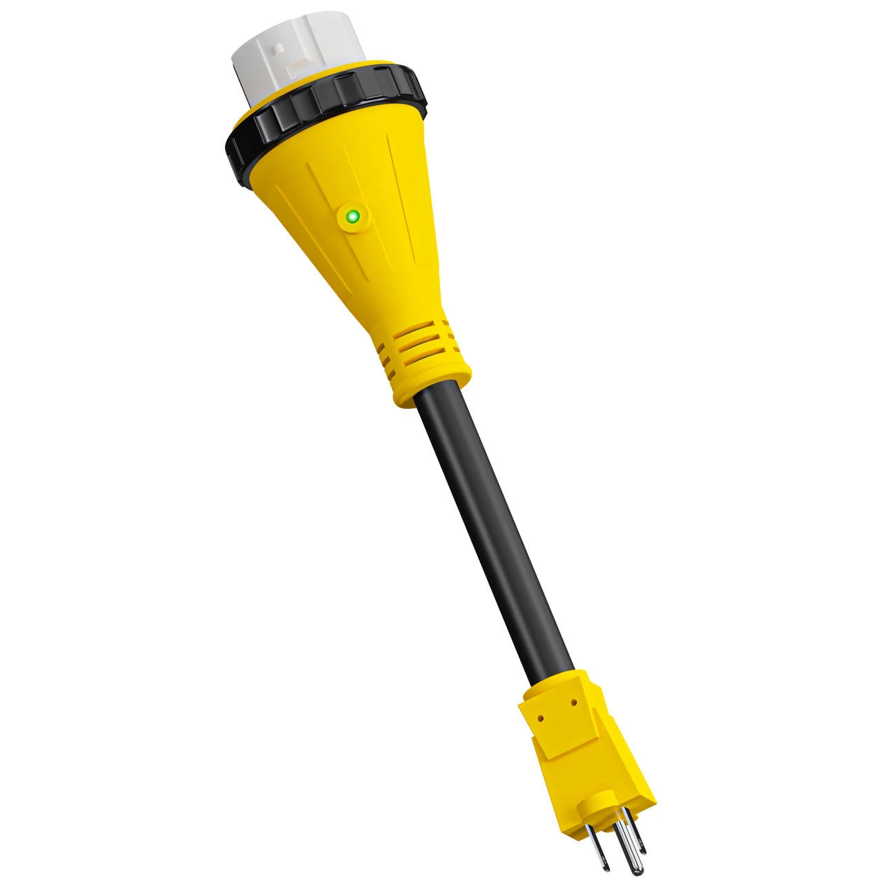 Power Cord Plug Adapter 15 Amp Male To 50 Amp Twist To Lock Female 12" RV Electrical Converter Cord Cable With LED Indicator Light 10 Power Cord Plug Adapter 15 Amp Male To 50 Amp Twist To Lock Female 12" RV Electrical Converter Cord Cable With LED Indicator Light - Image 10