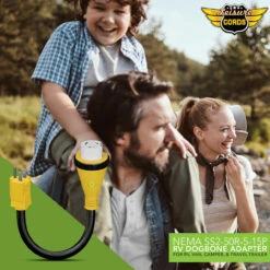 Power Cord Plug Adapter 15 Amp Male To 50 Amp Twist To Lock Female 12" RV Electrical Converter Cord Cable With LED Indicator Light 23 Power Cord Plug Adapter 15 Amp Male To 50 Amp Twist To Lock Female 12" RV Electrical Converter Cord Cable With LED Indicator Light -Auto Parts Shop leisure cords power cord plug adapter 15 amp male to 50 amp twist to lock female 12 rv electrical converter cord cable with led indicator light 79600.1683672882