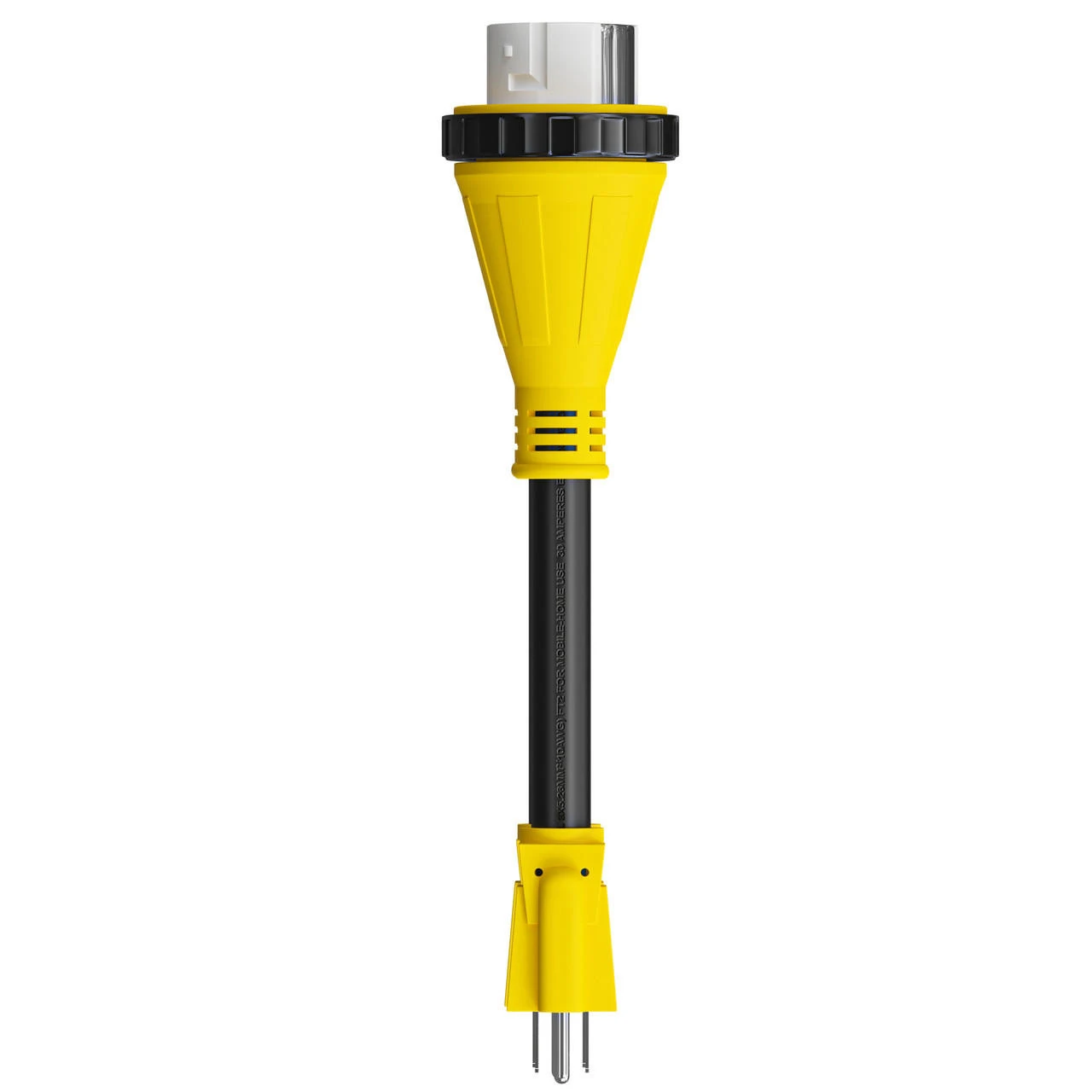 Power Cord Plug Adapter 15 Amp Male To 50 Amp Twist To Lock Female 12" RV Electrical Converter Cord Cable With LED Indicator Light 11 Power Cord Plug Adapter 15 Amp Male To 50 Amp Twist To Lock Female 12" RV Electrical Converter Cord Cable With LED Indicator Light - Image 11