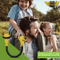 Power Cord Plug Adapter 30 Amp Male To 30 Amp Twist To Lock Female 12" RV Electrical Converter Cord Cable With LED Indicator Light -Auto Parts Shop leisure cords power cord plug adapter 30 amp male to 30 amp twist to lock female 12 rv electrical converter cord cable with led indicator light 56540.1683735660