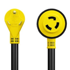 Power Cord Plug Adapter 30 Amp Male To 30 Amp Twist To Lock Female 12" RV Electrical Converter Cord Cable With LED Indicator Light -Auto Parts Shop leisure cords power cord plug adapter 30 amp male to 30 amp twist to lock female 12 rv electrical converter cord cable with led indicator light 57374.1683781792