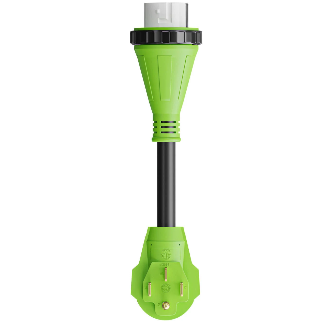 Power Cord Plug Adapter 50 Amp Male To 50 Amp Twist To Lock Female 12" RV Electrical Converter Cord Cable With LED Indicator Light 11 Power Cord Plug Adapter 50 Amp Male To 50 Amp Twist To Lock Female 12" RV Electrical Converter Cord Cable With LED Indicator Light - Image 11