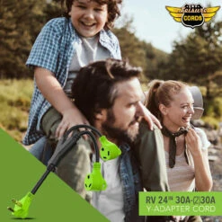 RV Y Adapter Cord 30 Amp Male Plug To Two 30 Amp Female 24" With Handle -Auto Parts Shop leisure cords rv y adapter cord 30 amp male plug to two 30 amp female 24 with handle 80290.1677900021