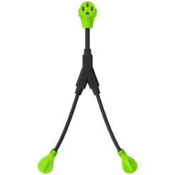 RV Y Adapter Cord 50 Amp Female Plug To Two 30 Amp Male 24" With Handle -Auto Parts Shop leisure cords rv y adapter cord 50 amp female plug to two 30 amp male 24 with handle 41837.1681878842