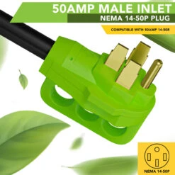 RV Y Adapter Cord 50 Amp Male Plug To Two 30 Amp Female 24" With Handle 13 RV Y Adapter Cord 50 Amp Male Plug To Two 30 Amp Female 24" With Handle -Auto Parts Shop leisure cords rv y adapter cord 50 amp male plug to two 30 amp female 24 with handle 78809.1674613148