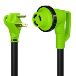 Twist Lock RV 30 Amp Power Cord With LED Power Indictor - 30 Amp Male To 30 Amp 90 Degree Female Locking Plug 25 Foot 21 Twist Lock RV 30 Amp Power Cord With LED Power Indictor - 30 Amp Male To 30 Amp 90 Degree Female Locking Plug 25 Foot -Auto Parts Shop leisure cords twist lock rv 30 amp power cord with led power indictor 30 amp male to 30 amp 90 degree female locking plug 25 foot 16665.1682484373