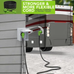 Twist Lock RV 30 Amp Power Cord With LED Power Indictor - 30 Amp Male To 30 Amp 90 Degree Female Locking Plug 25 Foot 17 Twist Lock RV 30 Amp Power Cord With LED Power Indictor - 30 Amp Male To 30 Amp 90 Degree Female Locking Plug 25 Foot -Auto Parts Shop leisure cords twist lock rv 30 amp power cord with led power indictor 30 amp male to 30 amp 90 degree female locking plug 25 foot 69796.1682484383